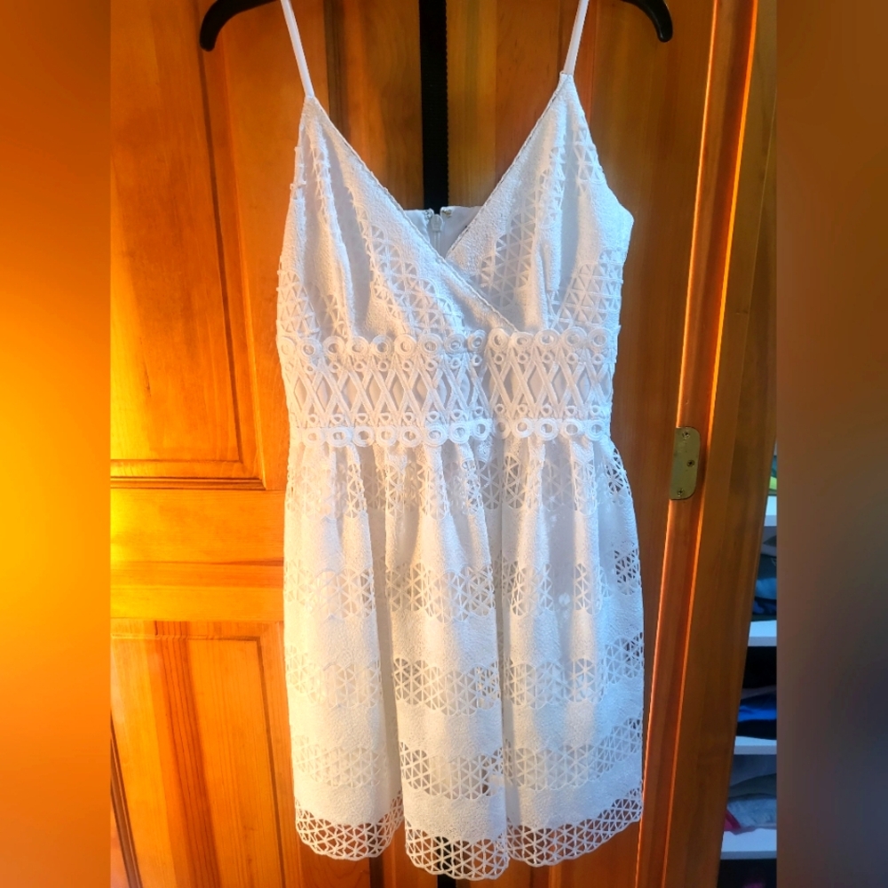 Guess Dress Size 4,white